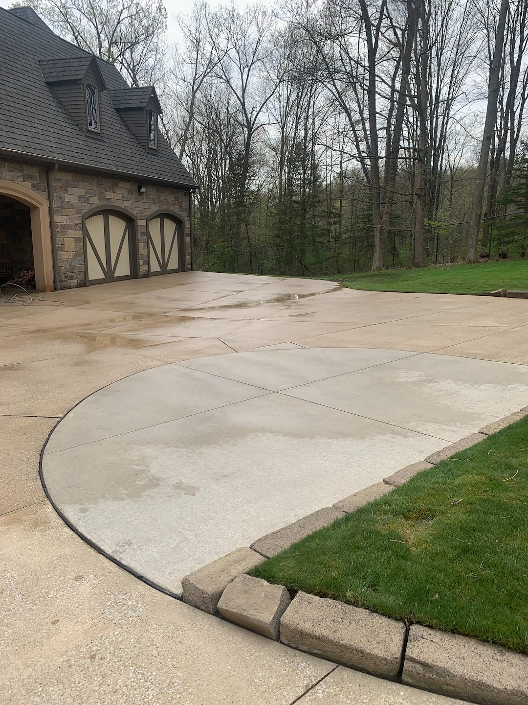 Number One Pressure Washing and Sealing of the Driveway Performed in Westfield Center, Ohio